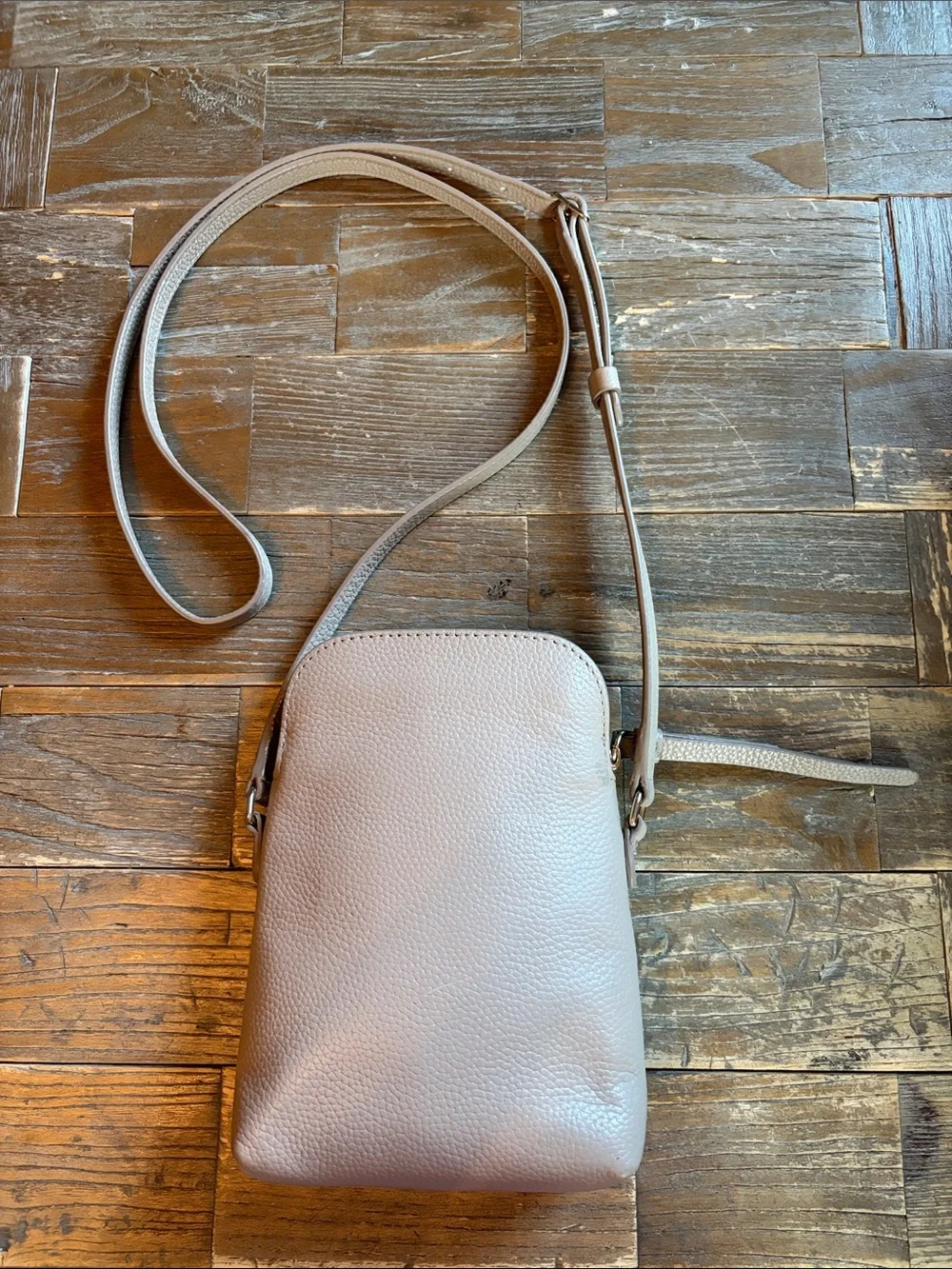 Draper James Pebbled Leather Mini Crossbody Bag
